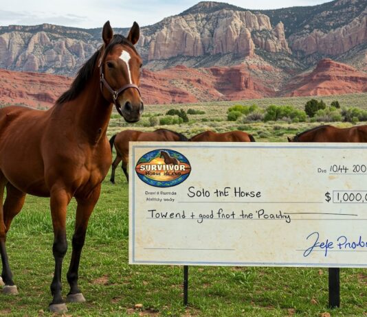 Stranded Utah Horse Thrilled to Be Rescued, Slightly Annoyed About Lack of Giant Check Solo the horse, winner of Survivor: Horse Island