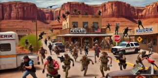 Kanab’s Mock Manhunt Confuses Tourists, Delights Deputies, Traumatizes One Retired Snowbird from Omaha